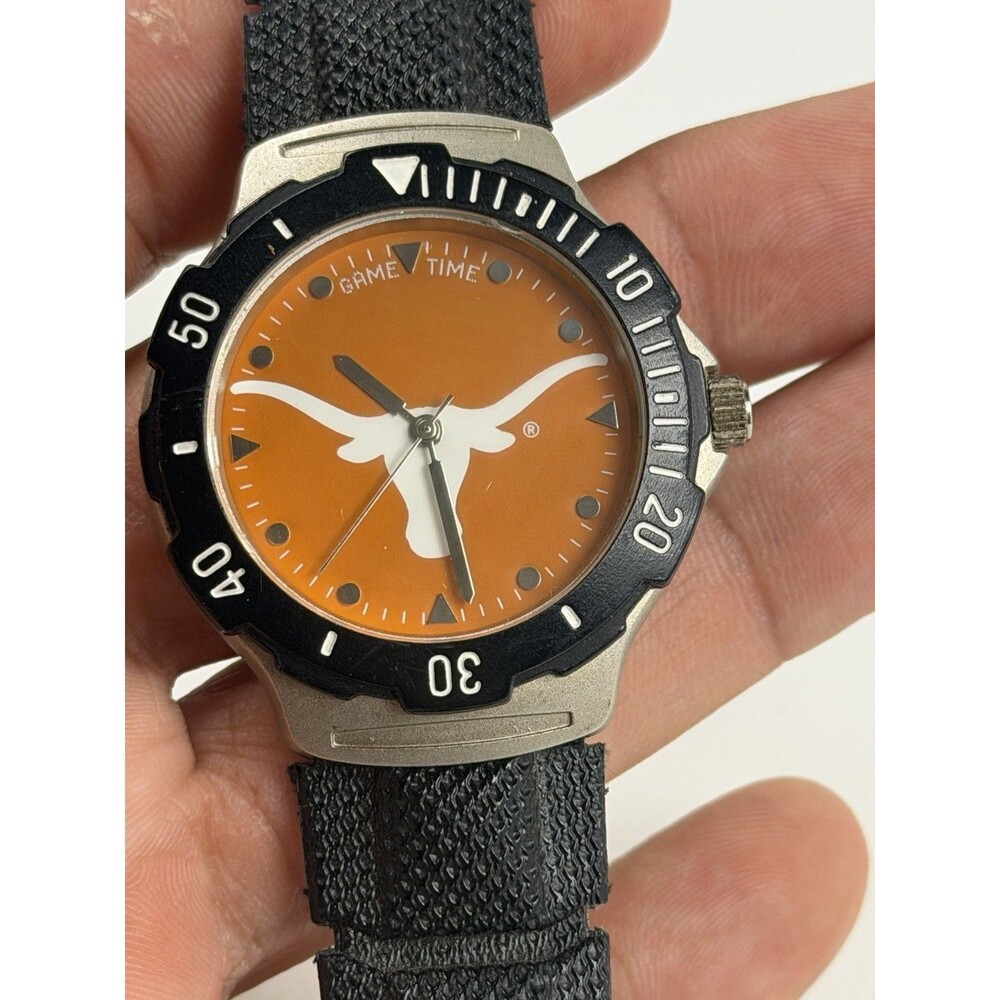 Texas Longhorns Game Time Agent Series Men’s Quartz Watch 38mm Orange Dial